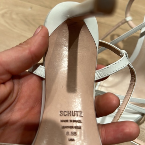 Schutz Tersa Stiletto White Platform 8.5 - Picture 7 of 8